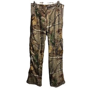 Game Winner Pants Women's Camouflage Hunting Camo Realtree Cargo Size Large Pink